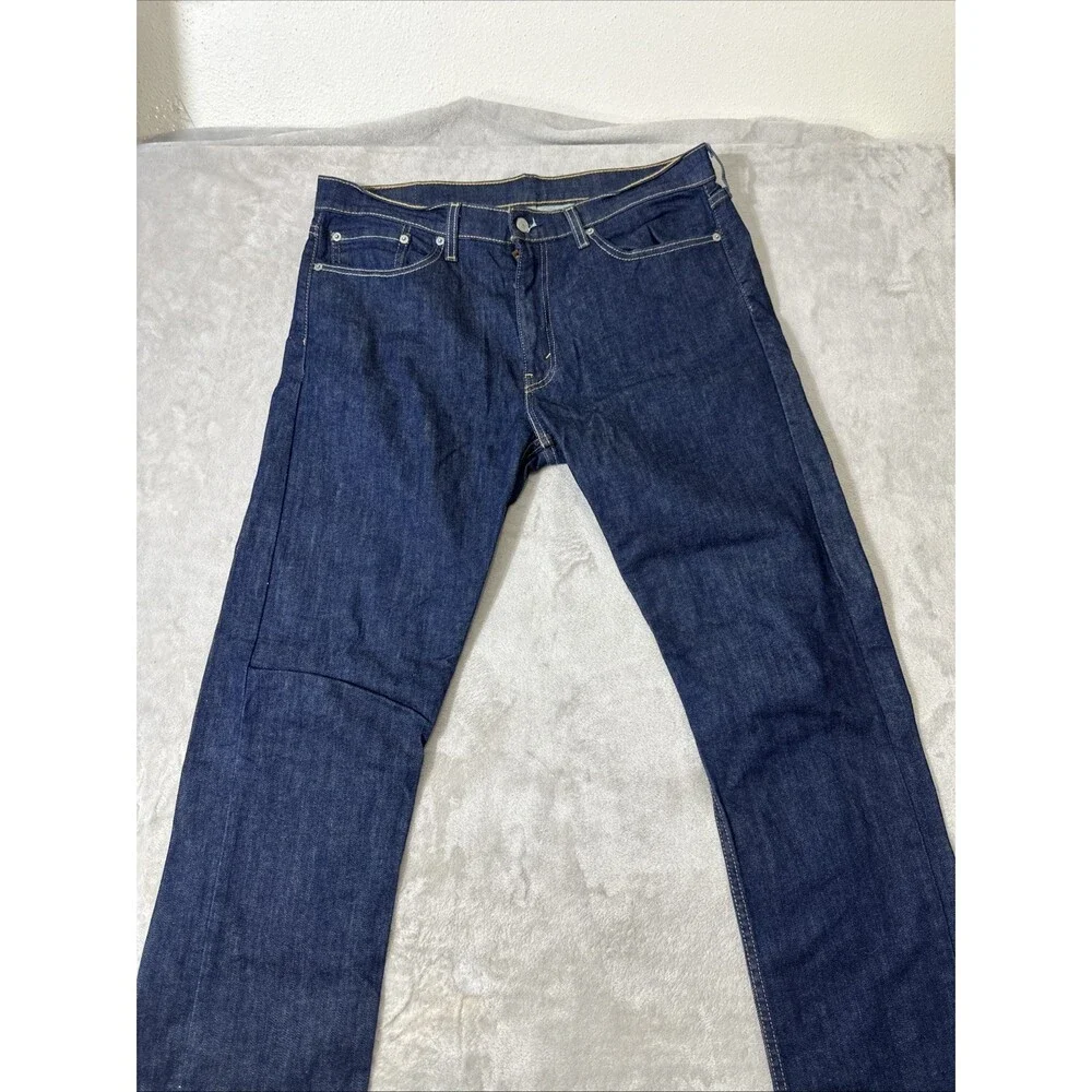 Levi’s 513 slim straight jeans men’s 34x34 dark wash stretch denim